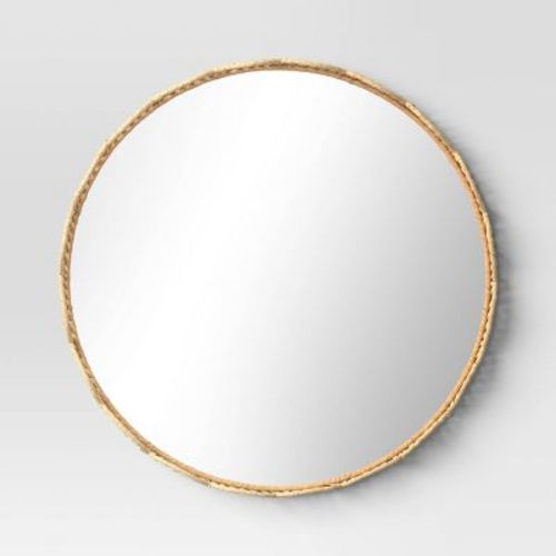 24" Rattan Round Wall Mirror - Room Essentials™