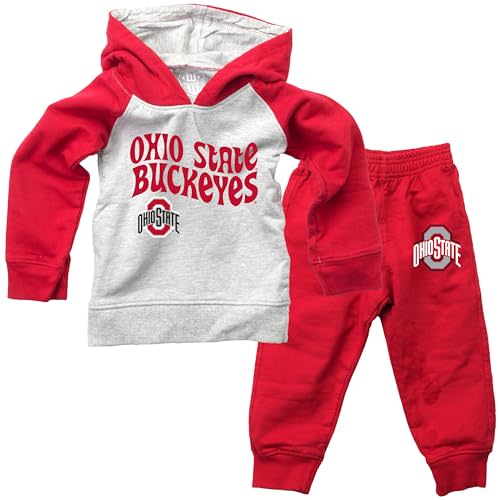 Wes and Willy Infant and Toddler College Pant and Hoodie Set