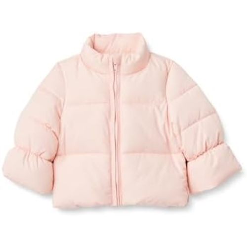 Amazon Essentials x Sofia Grainge Toddlers and Baby Girls' Taffeta Puffer Jacket