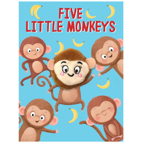 Five Little Monkeys - Children's Finger Puppet Board Book