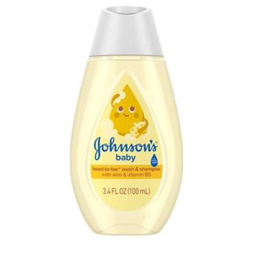 Johnson's Head-To-Toe Gentle Baby Body Wash & Shampoo, Travel Size - 3.4 fl oz
