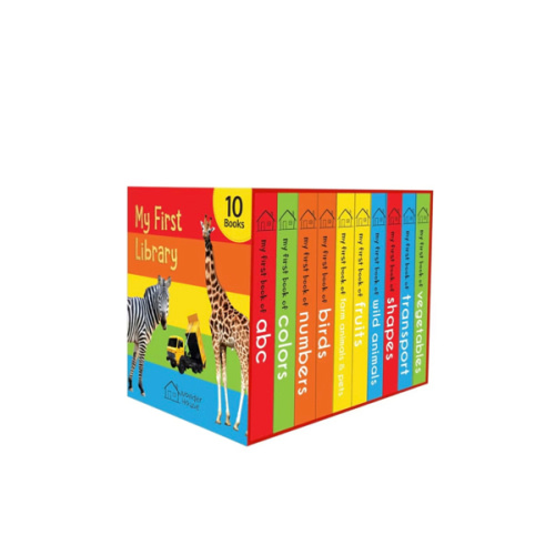 My First Library: Boxset of 10 Board Books for Kids