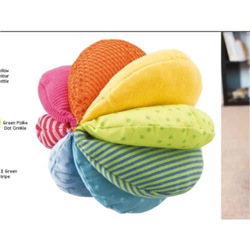 Rainbow Fabric Baby Ball