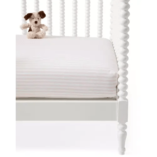 Oxford Stripe Crib Sheet