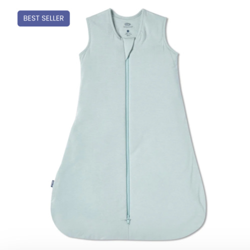 HALO - 1.5 TOG supersoft bamboo wearable blanket, double zipper sleeping bag with weighted feel - green