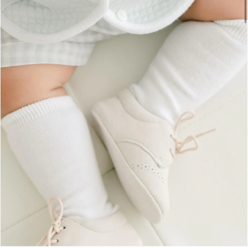 Baby Boy White Knee Socks – Baby Beau and Belle