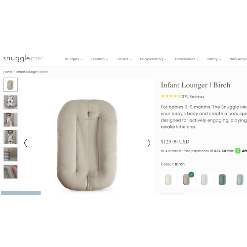 Infant Lounger | Birch