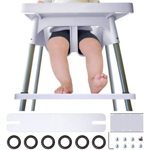 Adjustable Foot Rest for IKEA High Chair, Foot Rest for Baby Feet, High Chair Accessories Footrest Compatible with IKEA Antilop Highchair