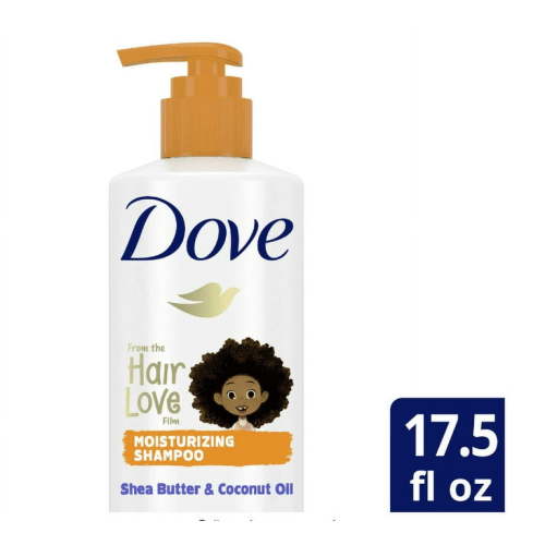 Kids Care Hair Love Shampoo; Infused with Coconut Oil and Shea Butter for Coils; Curls; and Waves; 17.5 oz