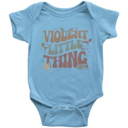 Violent Little Thing Dragon Infant One-Piece Bodysuit, Soft Cotton
