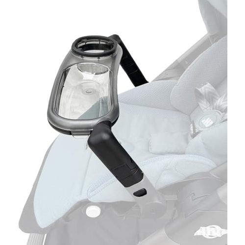 Stroller Snack Tray Compatible with Cybex Balios,Gazelle, Talos Series Prams - BPA-Free Tritan Baby Travel Tray, 360° Swivel for Easy Access, Folds with Stroller, Easy Clean