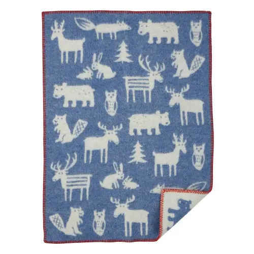 Forest childrens blanket from Klippan Yllefabrik - NordicNest.com