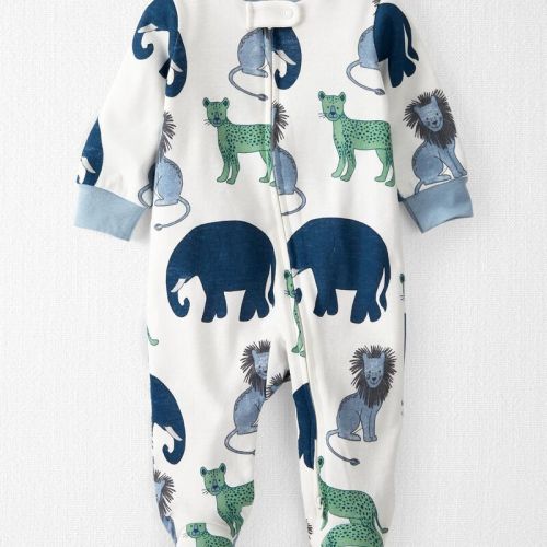 Wildlife Baby Organic Cotton 2-Way Zip Sleeper | Carter’s Oshkosh Canada