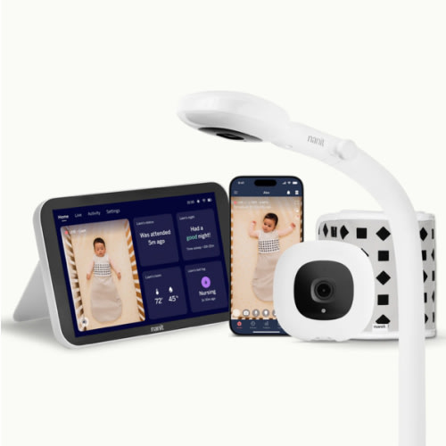 Nanit, Smart Baby Monitor System, Floor Stand, Camera + 8” Display