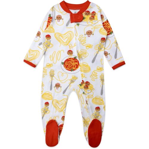 HonestBaby Sleep & Play Footed One-piece Pajama Sleeper 100% Organic Cotton, Baby Boys