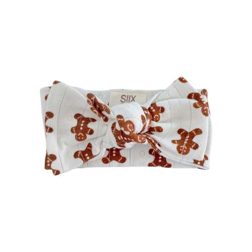 Gingerbread / Organic Pointelle Bow