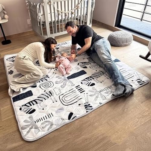 MioTetto Baby Mat for Floor, 73" x 73" Playpen Mat
