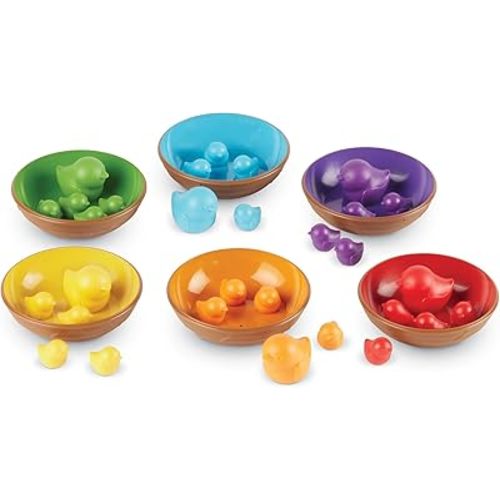 Learning Resources Birds in a Nest Sorting Set - 36 Pieces, Ages 3+ Toddler Learning Toys, Educational Toys for Toddlers