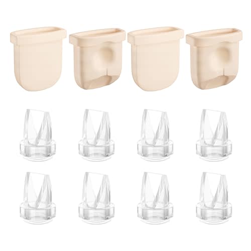 Breast Pump E10/E20/S1/S1 Pro Replacement Parts for eufy, 12 Pack | Duckbill Valve Diaphragm Accessories Kit, Food-Grade Silicone, Suction Regulation, BPA Free