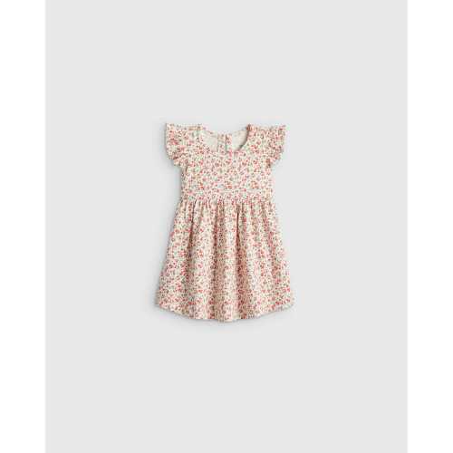 Organic Cotton Sleeveless Ruffle Dress - Baby Girl in Mini Floral