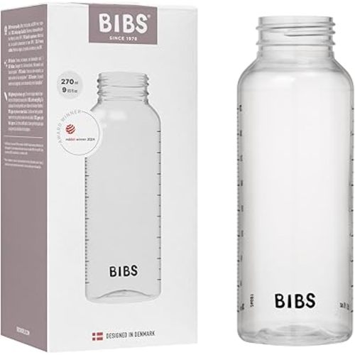 Bibs Baby Bottle 9 oz / 270 ml - BPA-Free, Dishwasher Safe - Compatible Bottle Sets (Sold Separately)