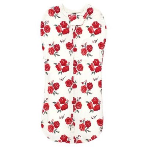Hudson Baby Infant Girl Sleep Pod, Red Rose, 0-2 Months