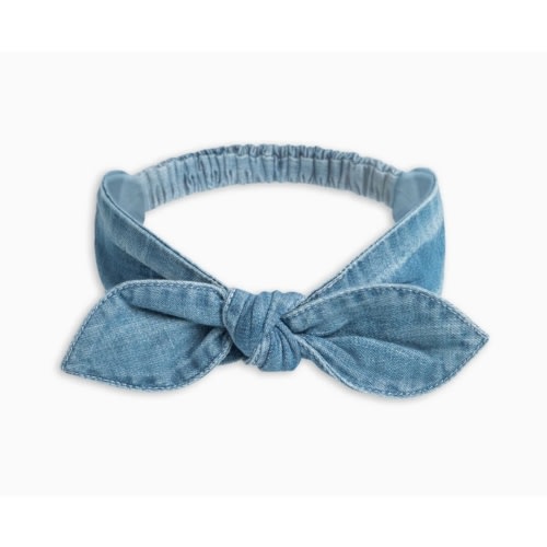 Chambray Bow Headband