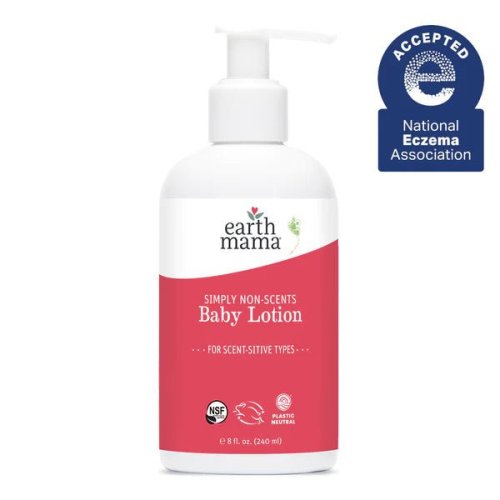 Earth Mama Baby Lotion (240ml) - Non-Scents, Gentle Care