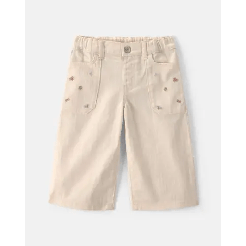 Baby Girl Floral Twill Pants - Cream - OshKosh B'gosh | Carter's