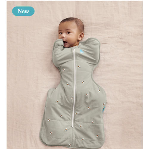 Swaddle Up™ 2.5 TOG Cotton Olive Bees