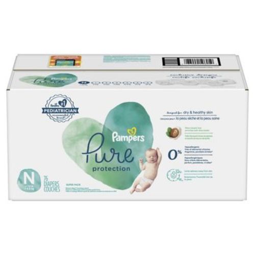 Pampers® Pure Protection 76-Count Size Newborn Disposable Diapers
