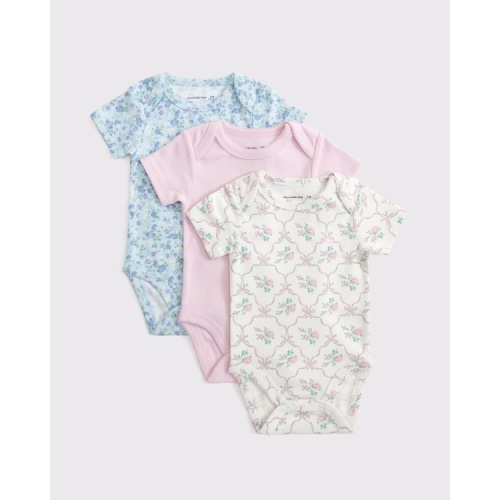 3-pack baby essential icon bodysuits