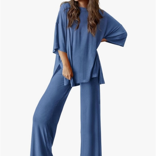 PRETTYGARDEN Two Piece Sets For Women Summer Fashion Lounge Matching Set 2025 Travel Vacation Airport Outfits Clothing