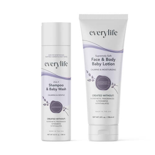 Baby Bath Bundle | Gentle Shampoo & Body Wash for Newborns – EveryLife