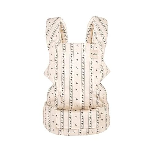 Baby Tula Explore Cotton Baby Carrier 7 – 45 lb, Adjustable Newborn to Toddler Carrier, Multiple Ergonomic Positions Front and Back, Soft and Supportive – Tula Coast, Folklore