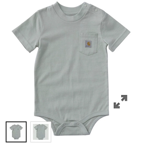Kids' Short Sleeve Pocket Bodysuit (Baby) | Carhartt