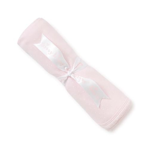 kissy kissy Baby Girls New Kissy Dots Print Blanket, Pink/White, One Size