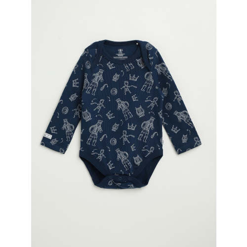 David & Goliath Sailor Blue Long Sleeve Bodysuit Cotton – Holy Pals