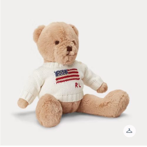 Small Flag-Sweater Polo Bear | Ralph Lauren
