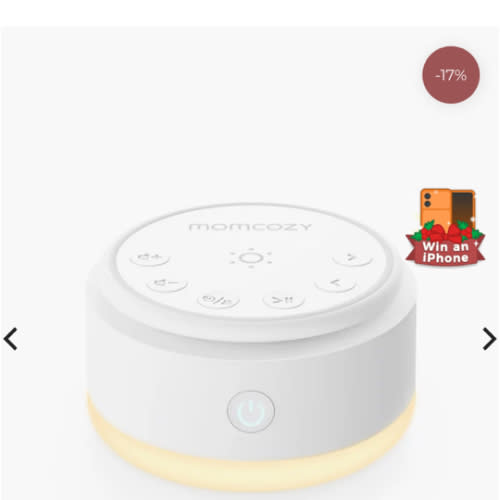 Amazon.com: Momcozy Sound Machine for Baby-20 Soothing Sounds & Touch Warm Light Portable White Noise for Kids & Adults for Sleeping Timer and Memory | Ideal Travel Companion & Nursery Must-Have : Health & Household