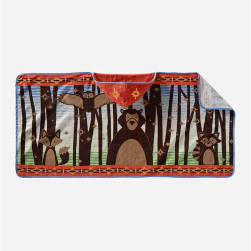 WOODLAND NEIGHBORS HOODED TOWEL