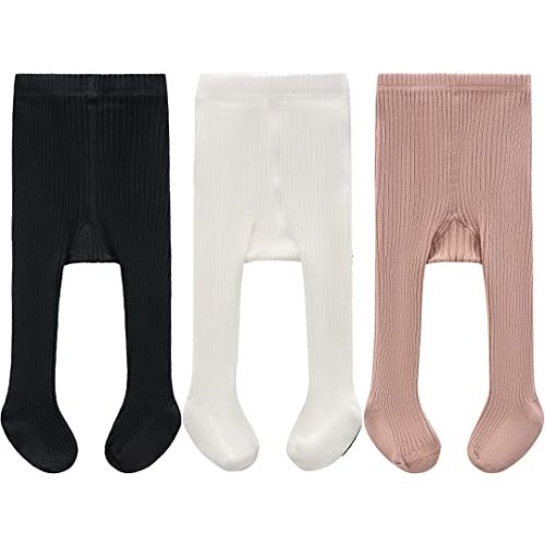 CECORC Baby Girls Tights Toddler Cable Knit Leggings Thick Cotton Infant Stockings Pantyhose 1-10T