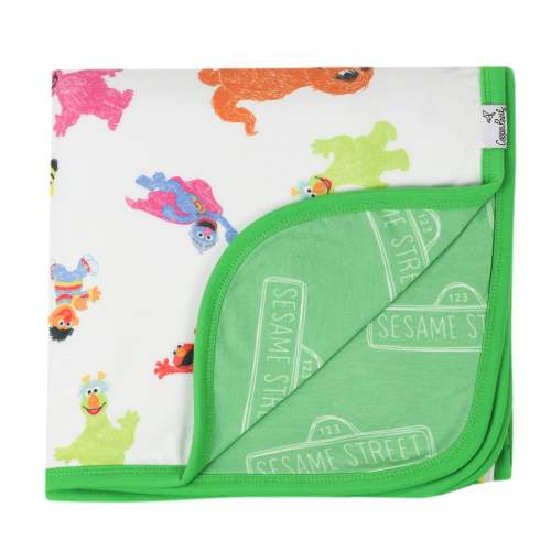 Three-Layer Quilt - Sesame Friends