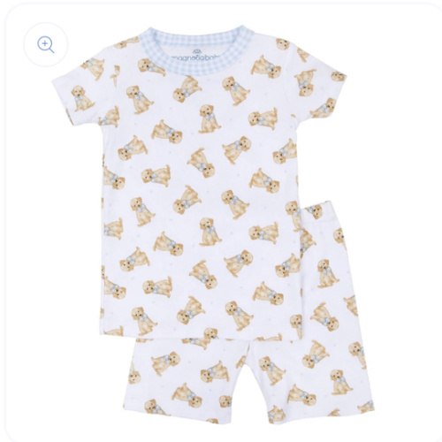 Dog Days Pajamas - Light Blue – Lowcountry Littlewear