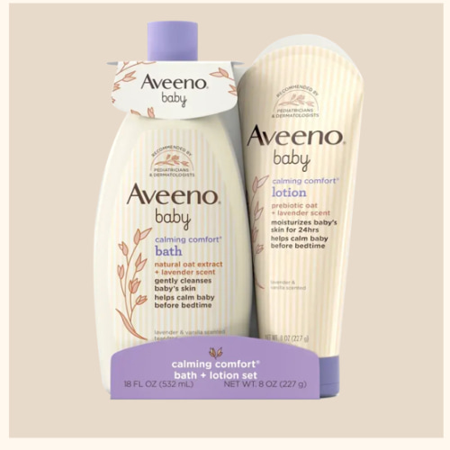 CALMING COMFORT® Baby Bath + Lotion Set | Aveeno®