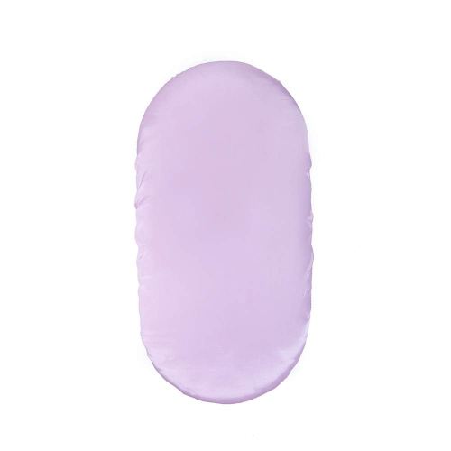 Pro Goleem Satin Bassinet Sheet Great for Baby Hair Soft Silk Feeling Sheet for Cradle or Bassinet Pad&Mattress for Boys and Girls Gift for Newborn and Infant Lavender