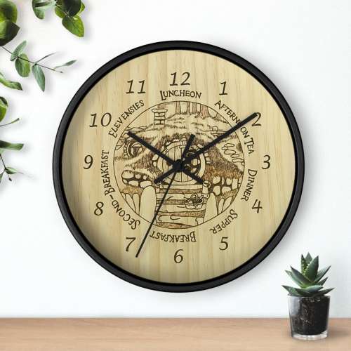 Hobbit Hole Wall Clock | LotR Wall Clock | LotR clock | lotr gift | gift for him | gift for her