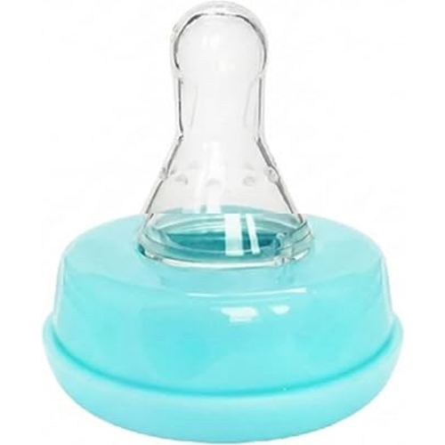 Blue Baby Bottle Nipples 20-Pack – Universal Fit, BPA-Free, Anti-Colic Design for Newborns, Infants, and Toddlers (20 Count, Pack of 1, Slow Flow)