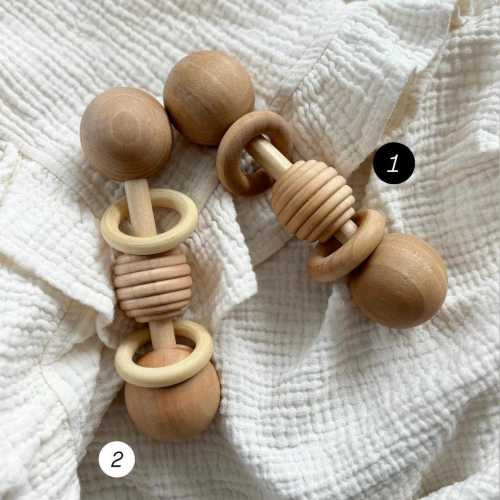 Baby Rattle, Wood Rattle, Rattle, Baby, Toy, Toddler, Gift, Baptism, Birthday