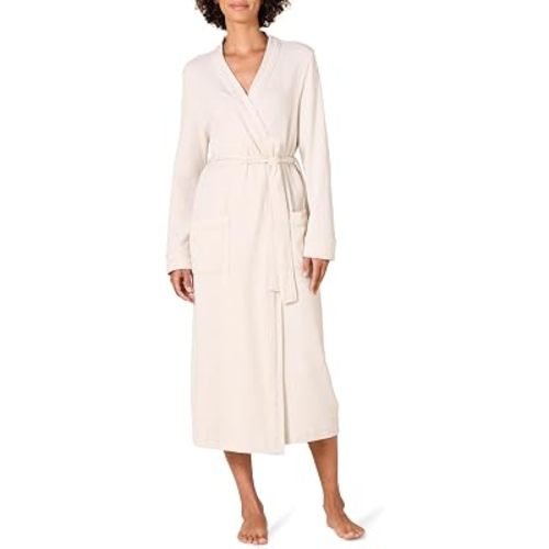 Amazon Essentials Women's Lightweight Waffle Full-Length Bath Robe (Available in Plus Size)